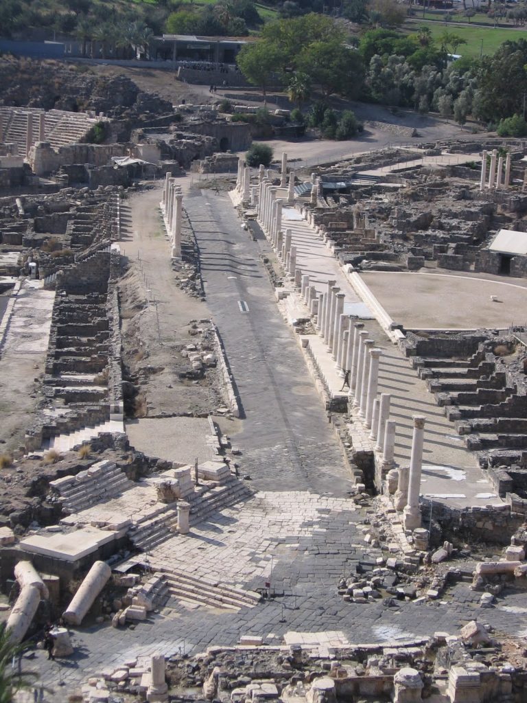 Scythopolis, colonnaded street