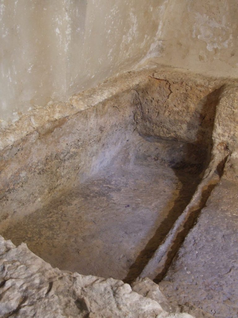 Garden tomb interior